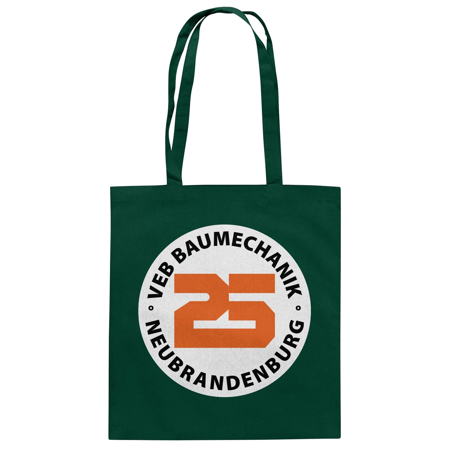 DDR Ostalgie Baumwolltasche • VEB BAUMECHANIK NEUBRANDENBURG