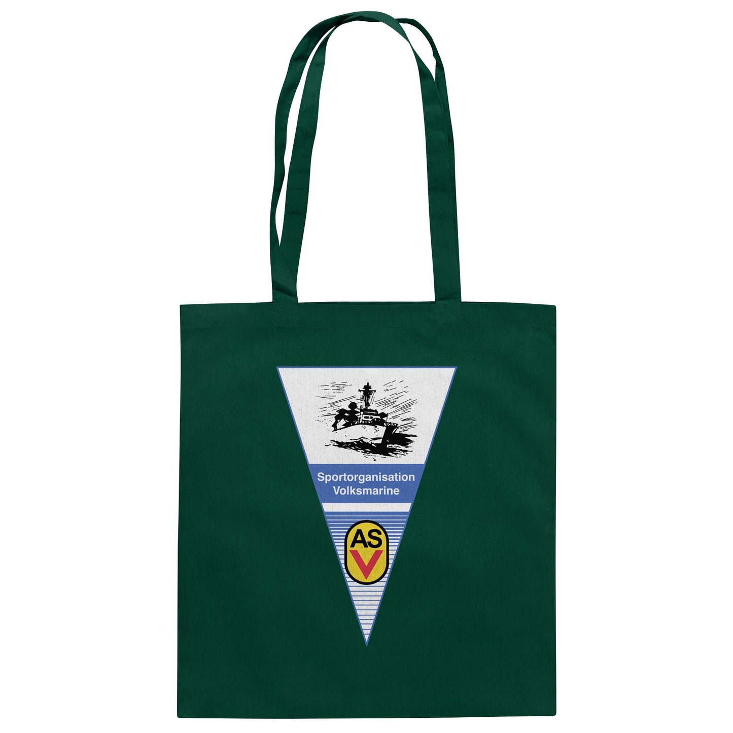 DDR Ostalgie Baumwolltasche • ASV SPORTORGANISATION VOLKSMARINE