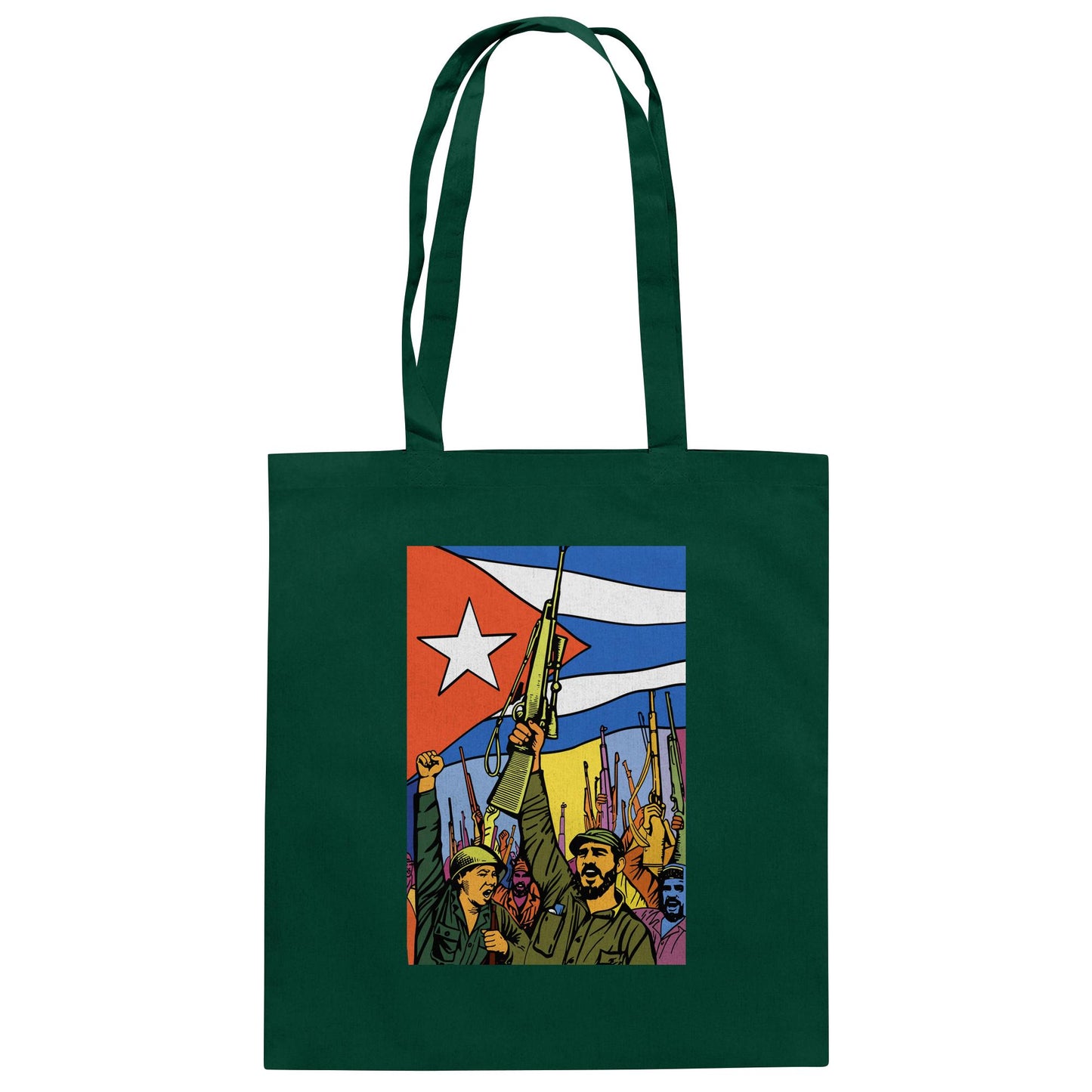 DDR Ostalgie Baumwolltasche • KUBANISCHE REVOLUTION (ORIGINAL POSTER)
