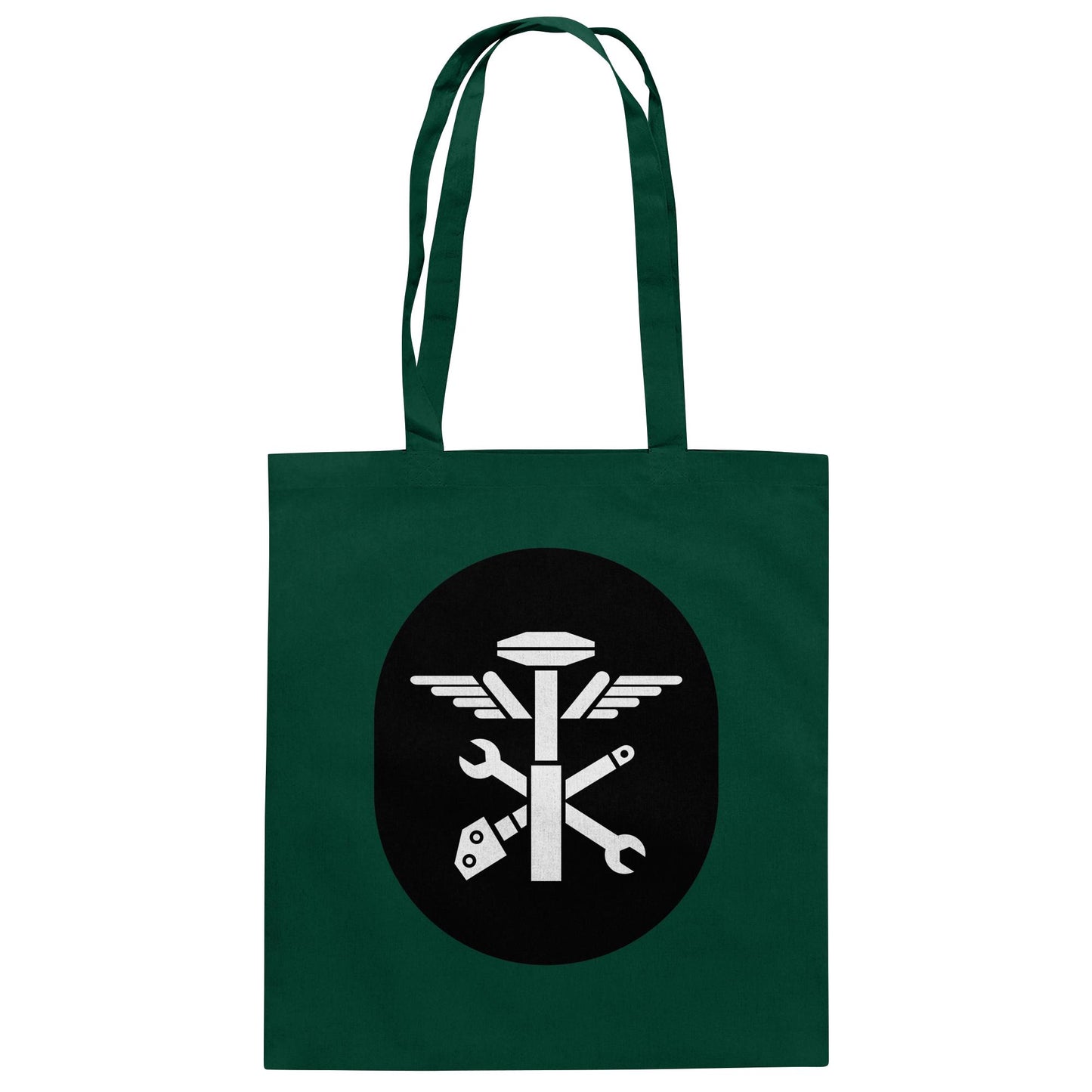 DDR Ostalgie Baumwolltasche • NVA EMBLEM - TECHNISCHER PANZERDIENST