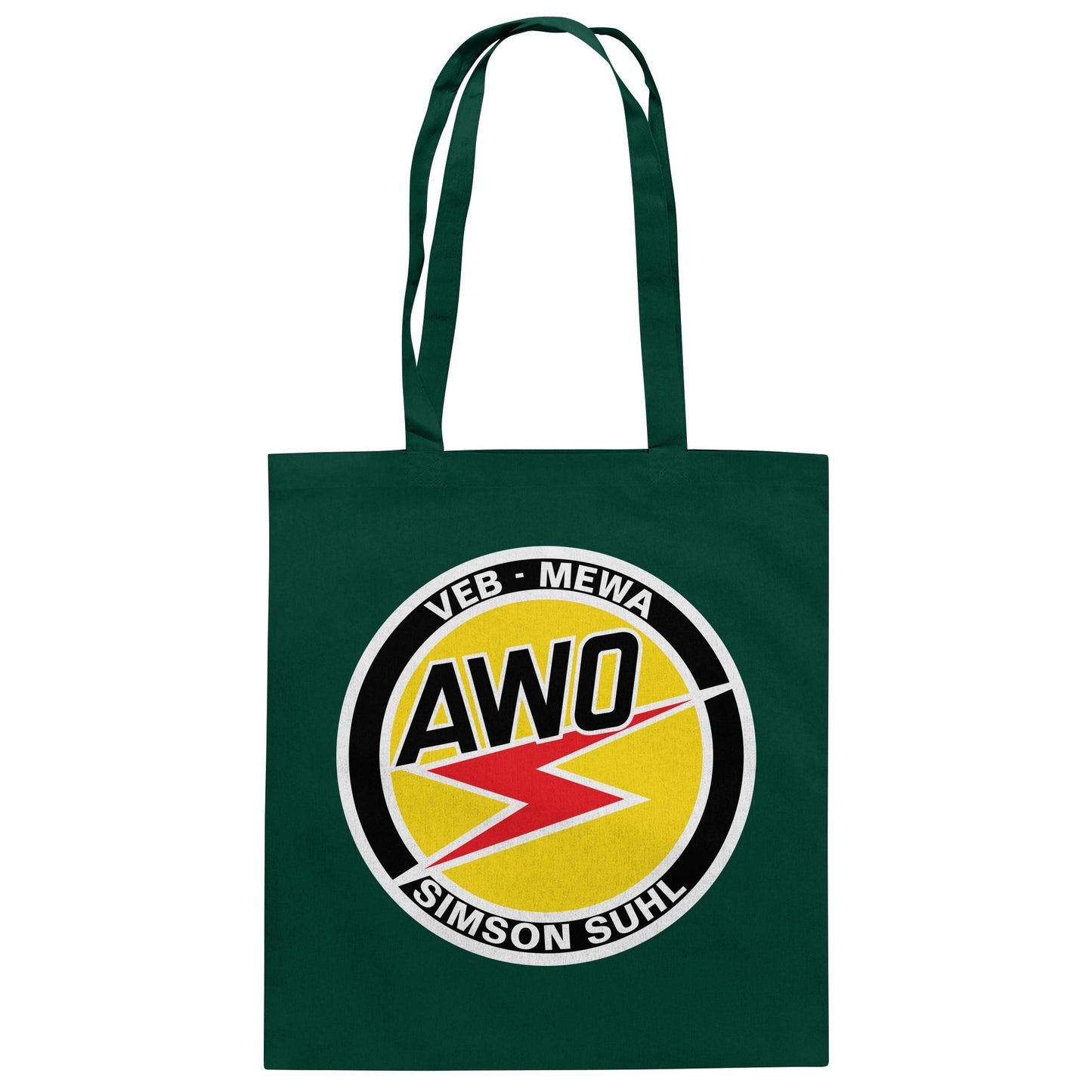 DDR Ostalgie Baumwolltasche • VEB MEWA - AWO, SIMSON SUHL