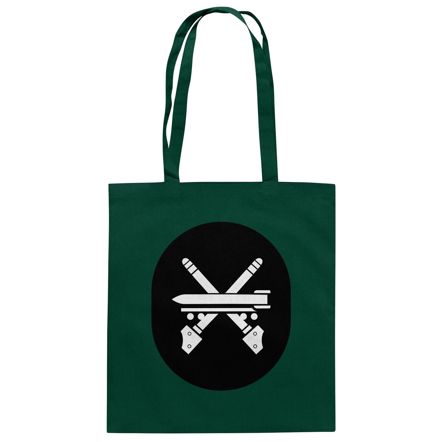 DDR Ostalgie Baumwolltasche • NVA EMBLEM - RAKETEN- UND WAFFENTECHNISCHER DIENST