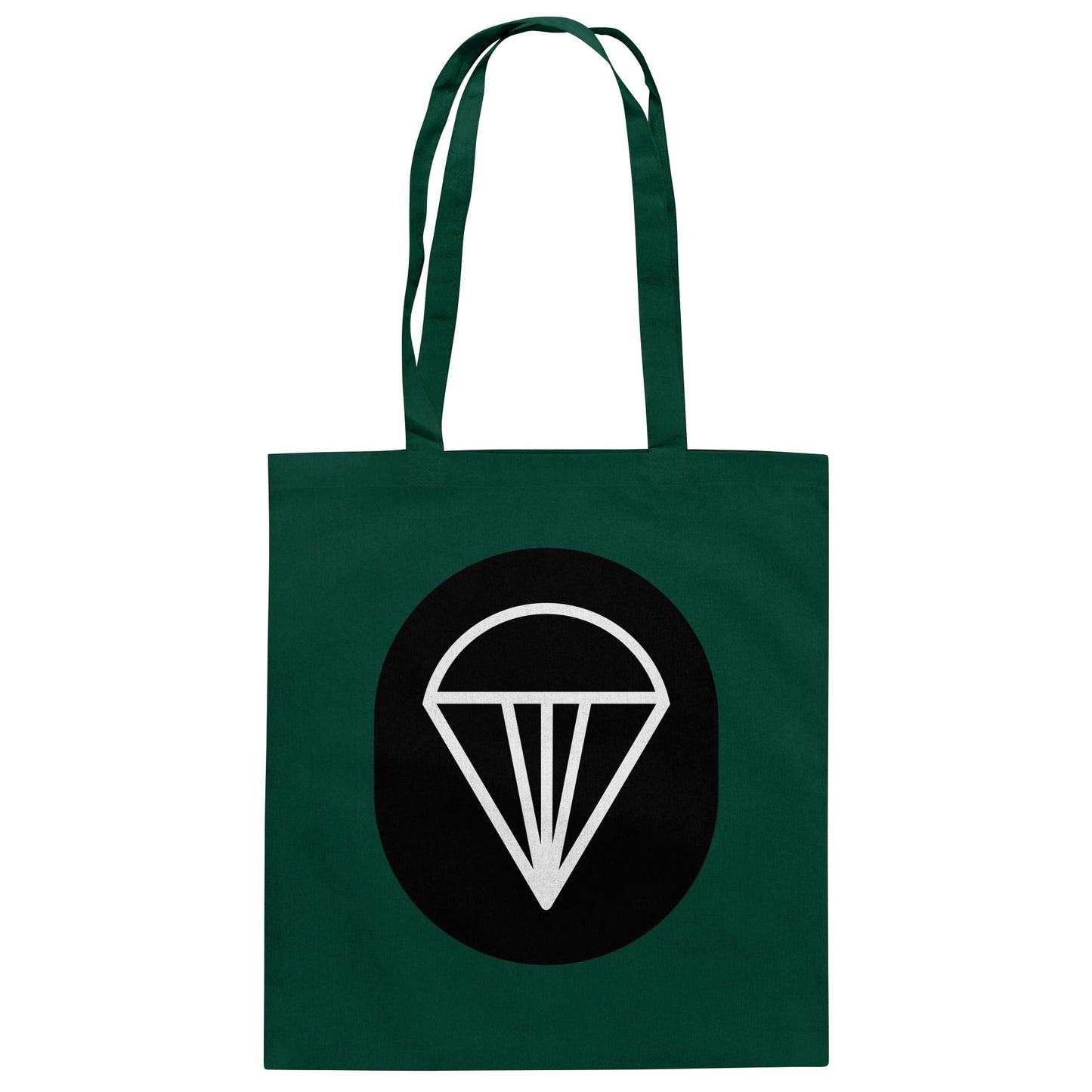 DDR Ostalgie Baumwolltasche • NVA EMBLEM - FALLSCHIRMJÄGER