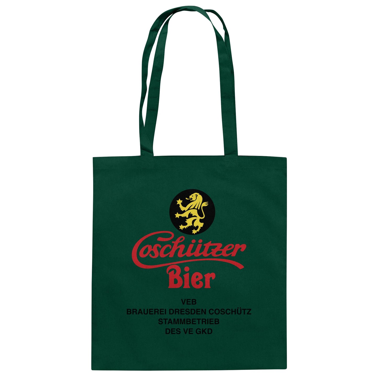 DDR Ostalgie Baumwolltasche • COSCHÜTZER BIER - VEB BRAUER DRESDEN
