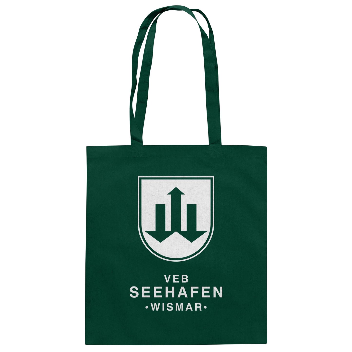 DDR Ostalgie Baumwolltasche • VEB SEEHAFEN WISMAR
