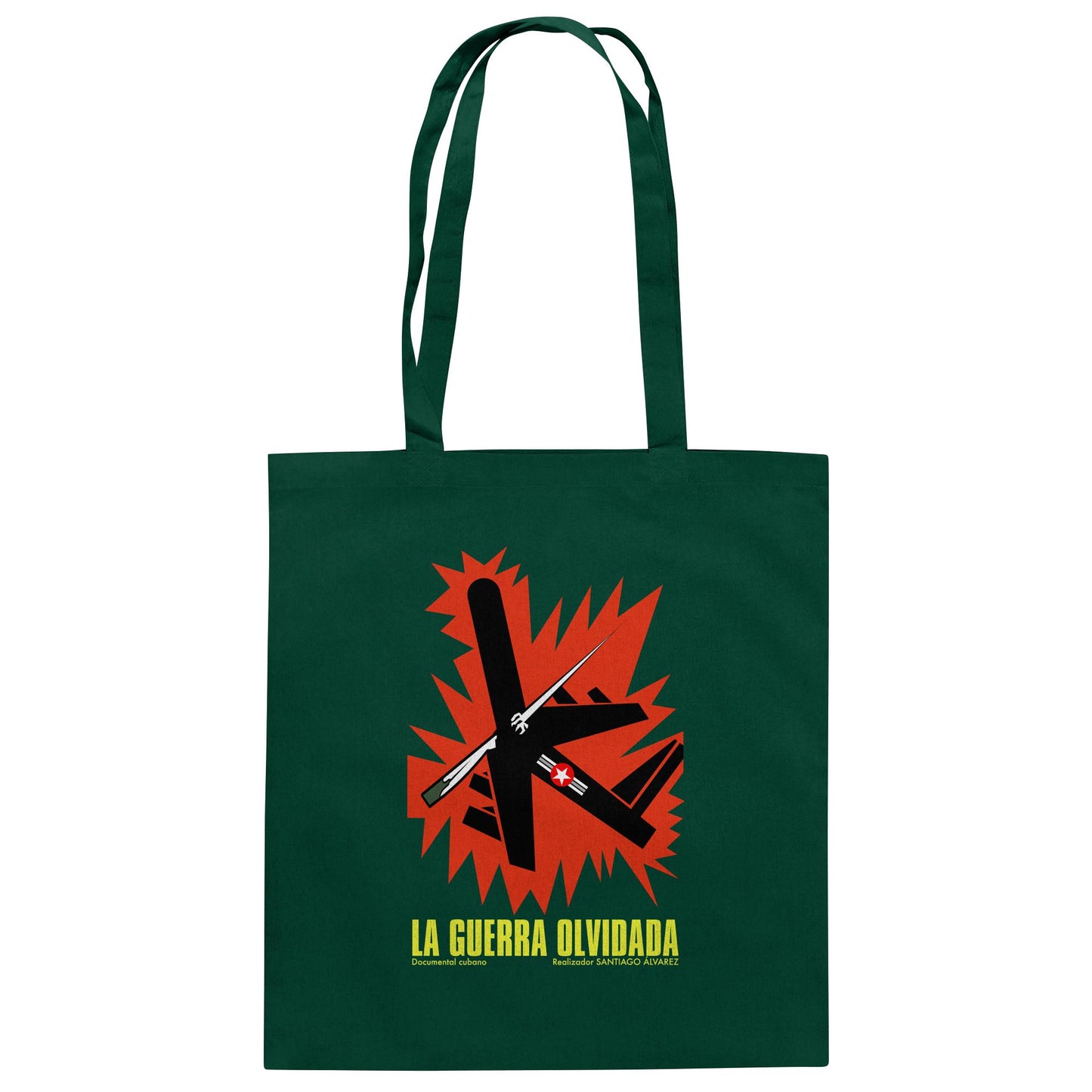 DDR Ostalgie Baumwolltasche • KUBA - LA GUERRA OLVIDADA (ORIGINAL POSTER