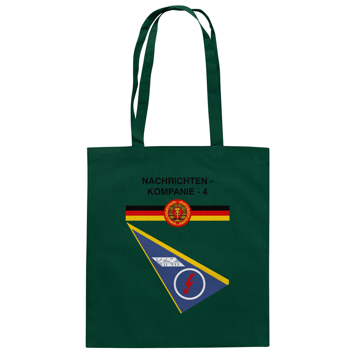 DDR Ostalgie Baumwolltasche • NVA - NACHRICHTENKOMPANIE 4