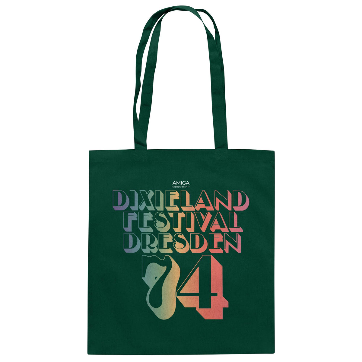 DDR Ostalgie Baumwolltasche • DIXIELAND FESTIVAL DRESDEN 1974 (ORIGINAL-PLATTE)