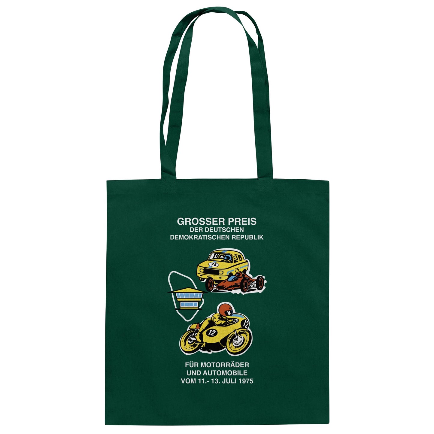 DDR Ostalgie Baumwolltasche • GROSSER PREIS DER DDR 1975