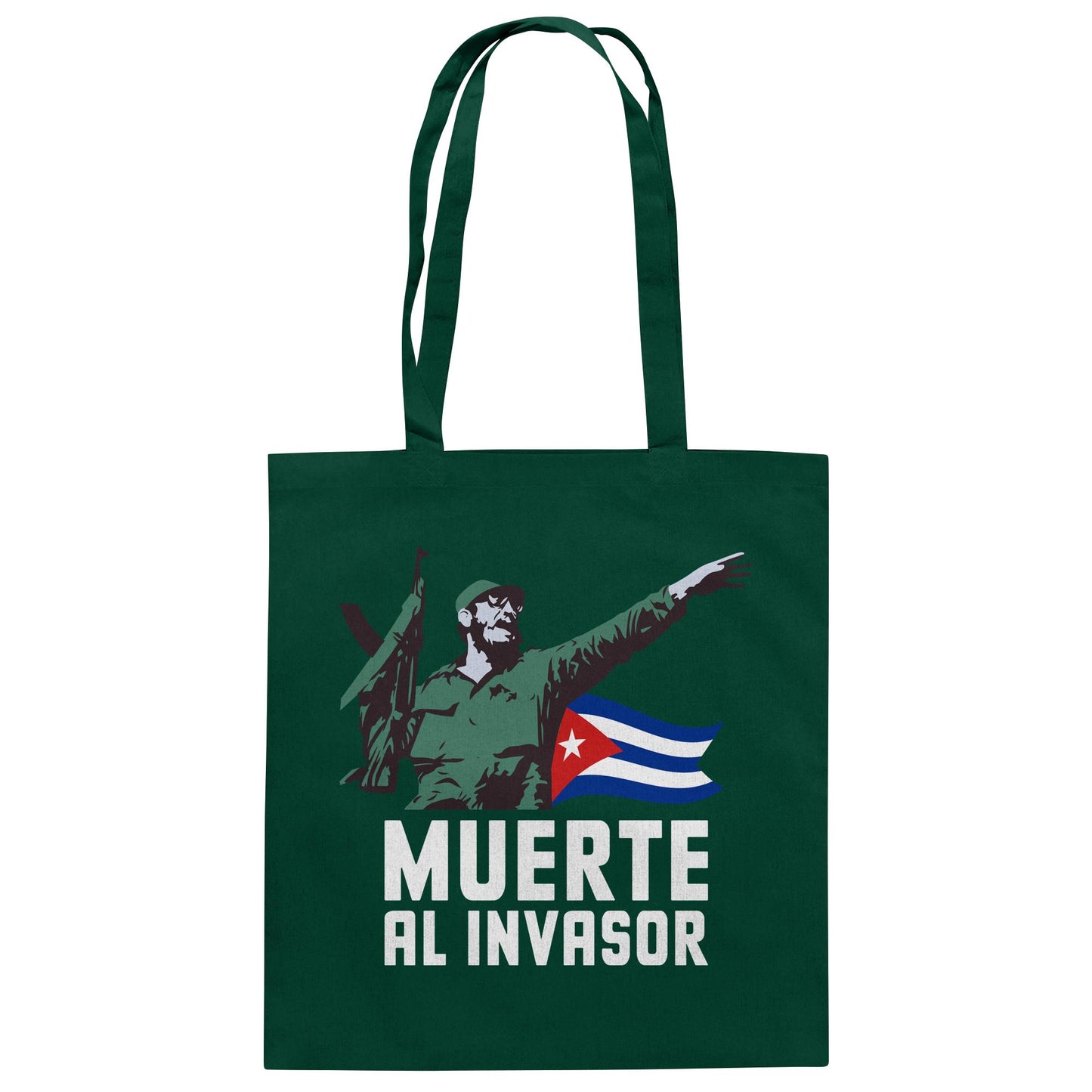 DDR Ostalgie Baumwolltasche • KUBA - MUERTE AL INVASOR