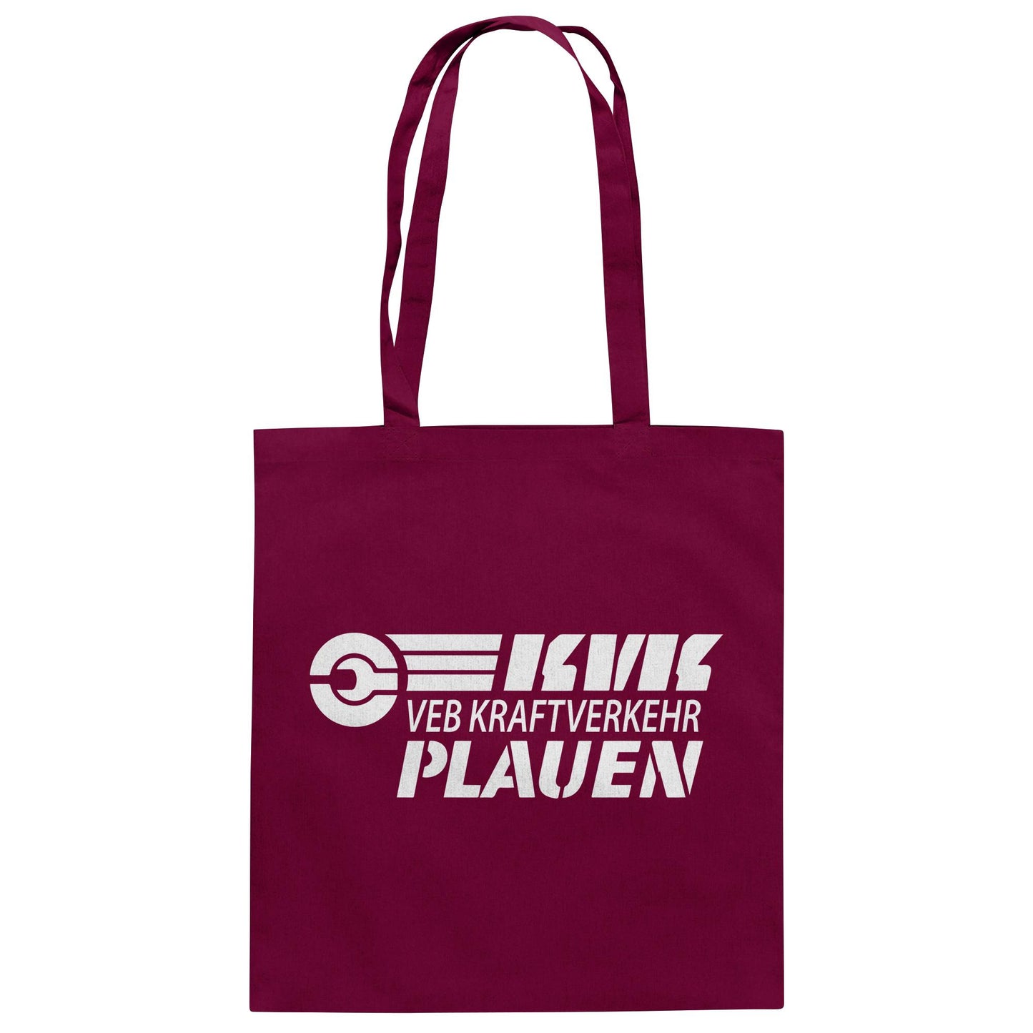 DDR Ostalgie Baumwolltasche • VEB KRAFTVERKEHR PLAUEN