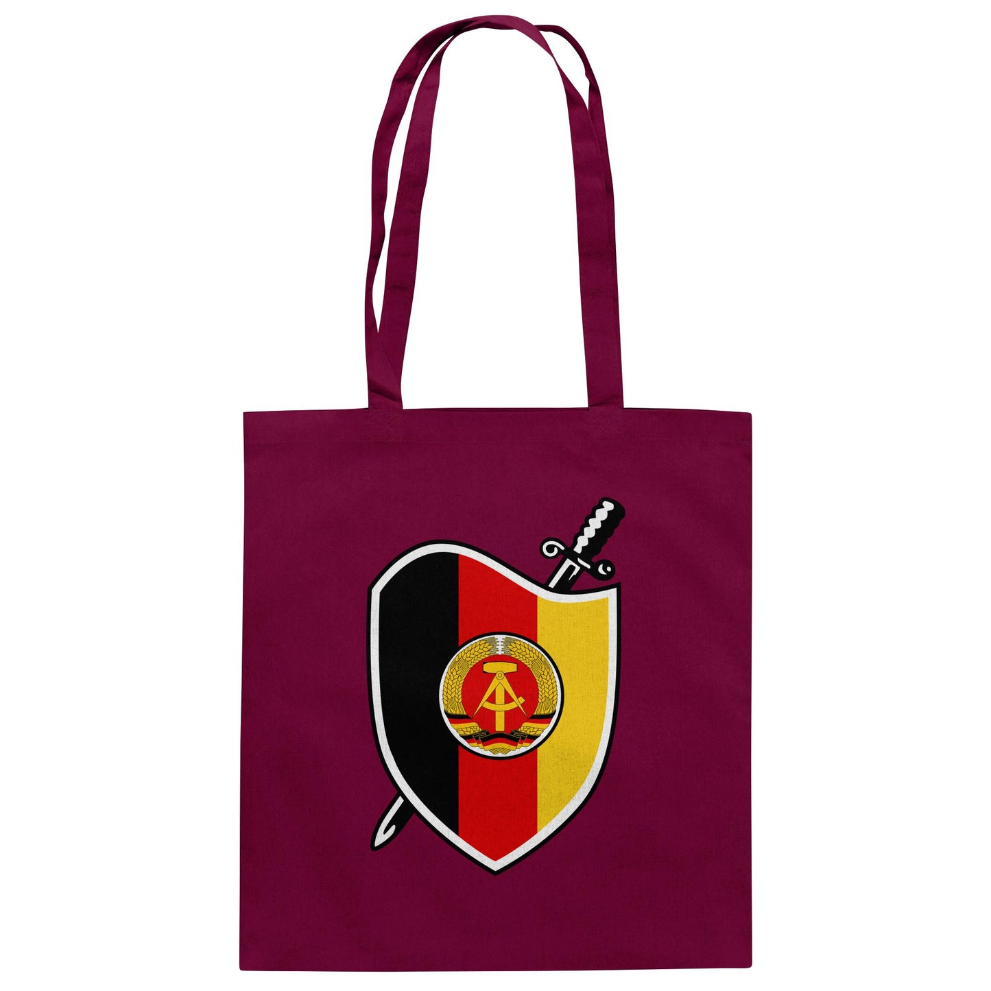DDR Ostalgie Baumwolltasche • SIGNÉ STAATSSICHERHEIT (BRUST)