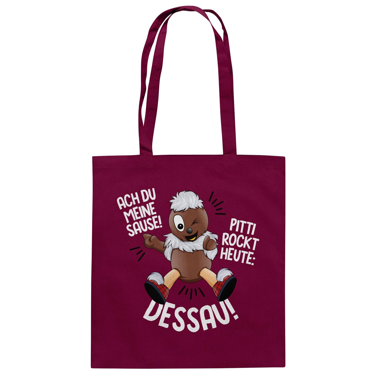 Pitti Stadt Nicki (Baumwolltasche) • PITTI ROCKT HEUTE DESSAU!