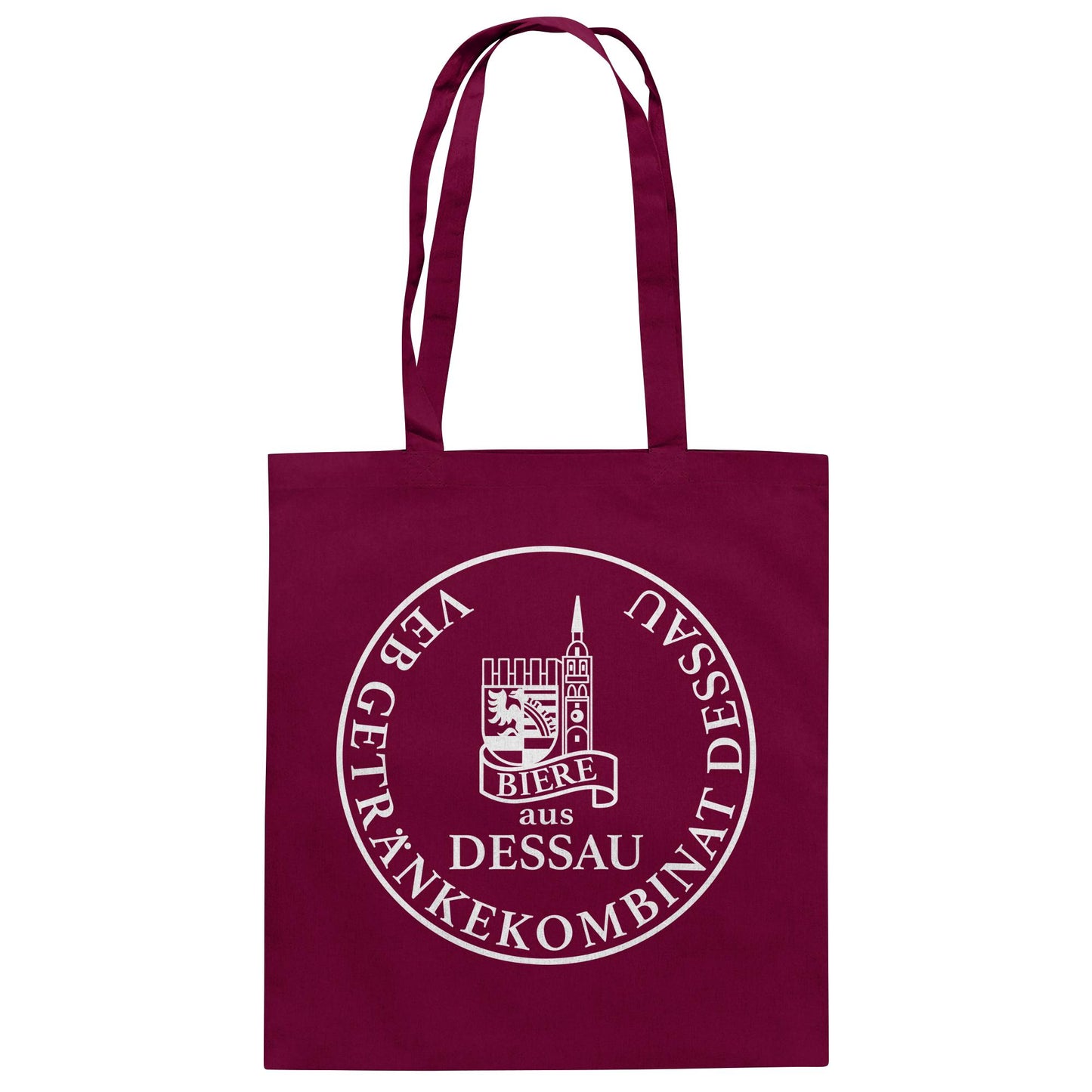 DDR Ostalgie Baumwolltasche • VEB GETRÄNKEKOMBINAT DESSAU BIERE