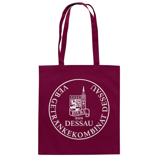 DDR Ostalgie Baumwolltasche • VEB GETRÄNKEKOMBINAT DESSAU BIERE