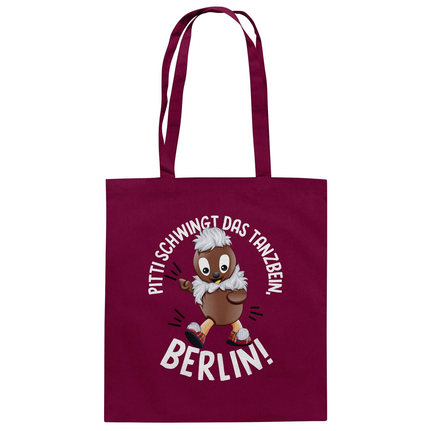 Pitti Stadt Nicki (Baumwolltasche) • PITTI SCHWINGT DAS TANZBEIN, BERLIN!