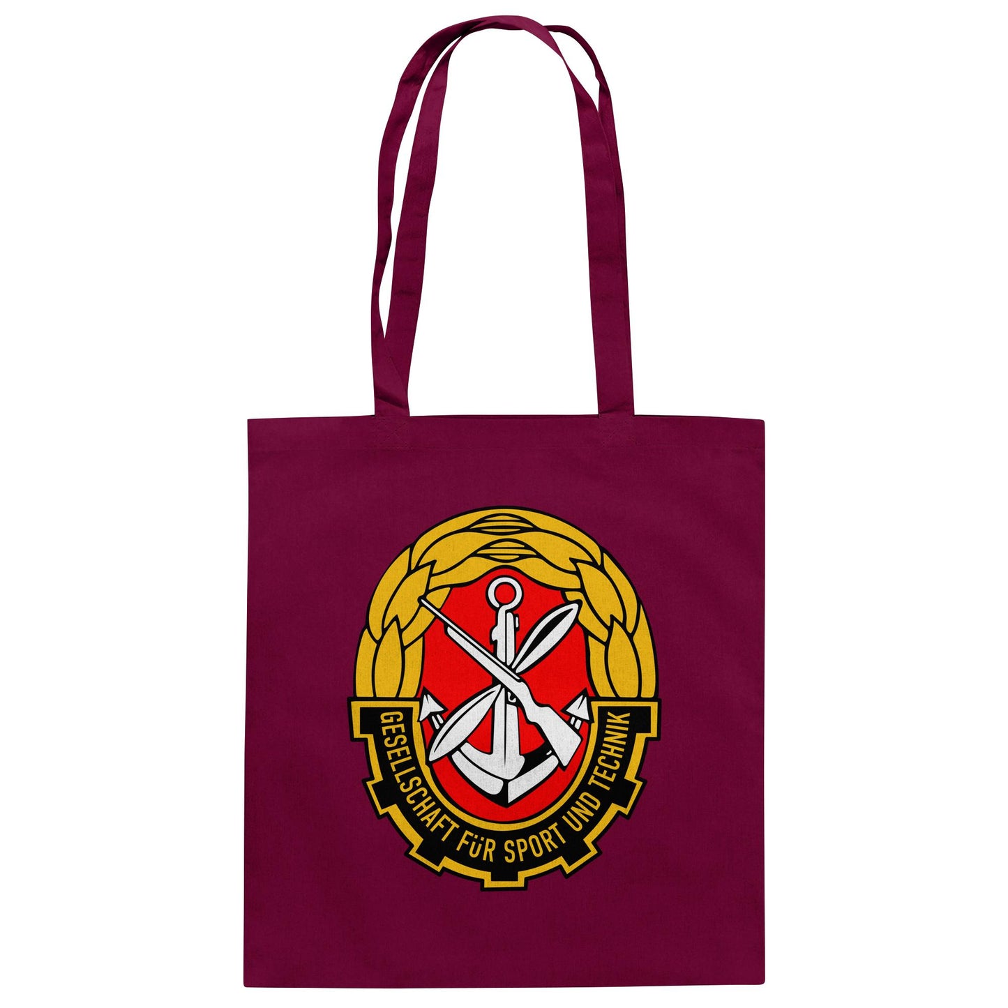 DDR Ostalgie Baumwolltasche • GST - GESELLSCHAFT FÜR SPORT UND TECHNIK