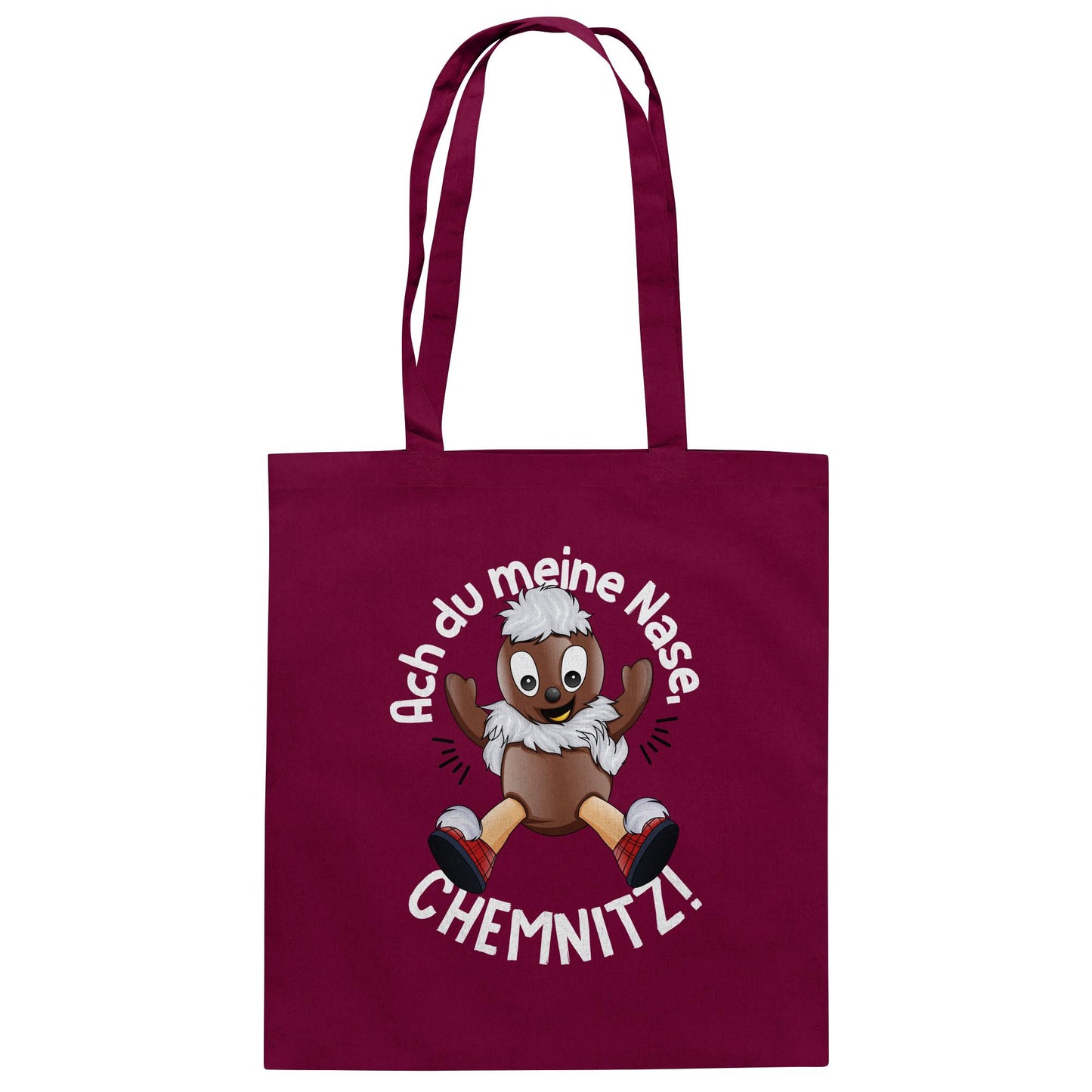 Pitti Stadt Nicki (Baumwolltasche) • ACH DU MEINE NASE CHEMNITZ!