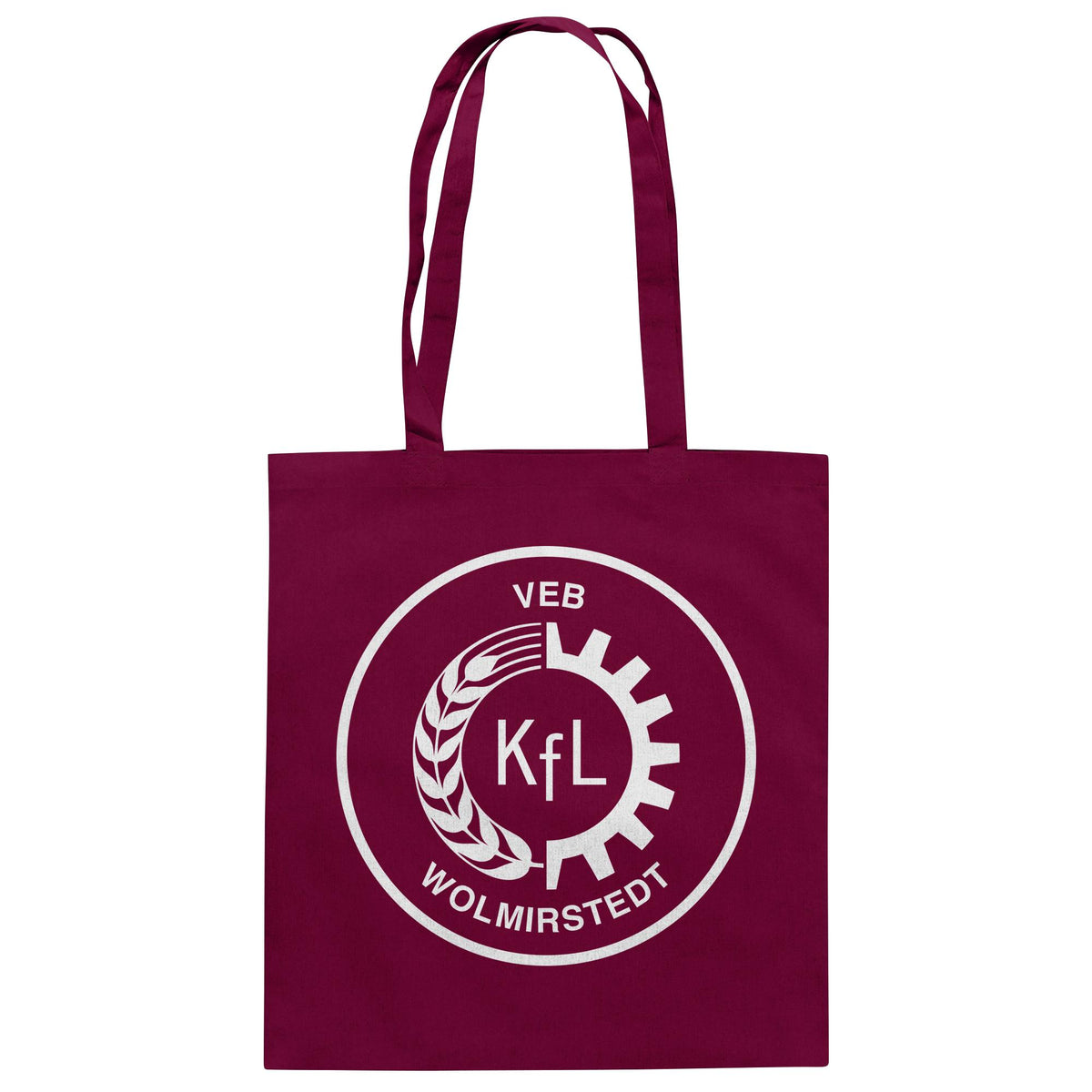 DDR Ostalgie Baumwolltasche • VEB KFL WOLMIRSTEDT