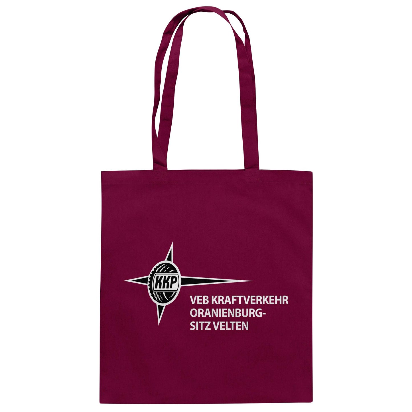DDR Ostalgie Baumwolltasche • VEB KRAFTVERKEHR ORANIENBURG
