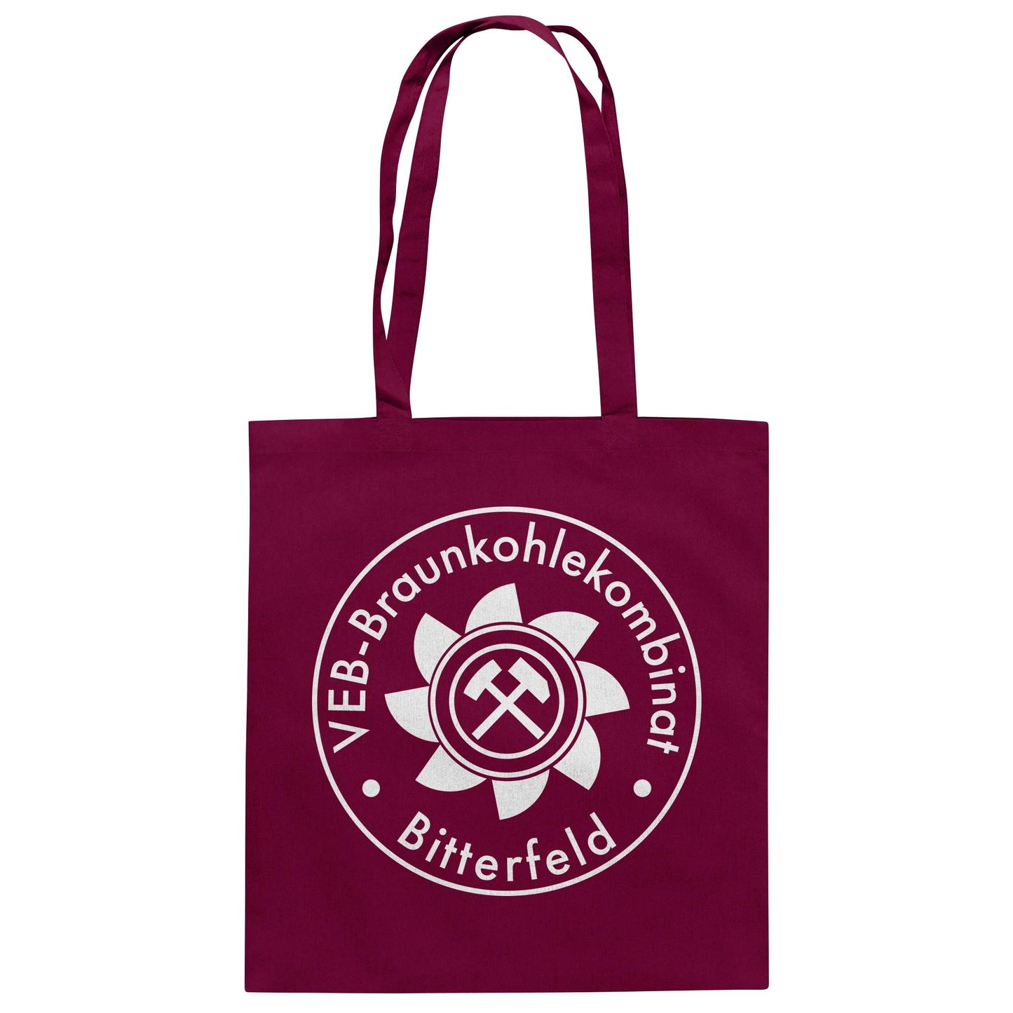 DDR Ostalgie Baumwolltasche • VEB BRAUNKOHLEKOMBINAT BITTERFELD