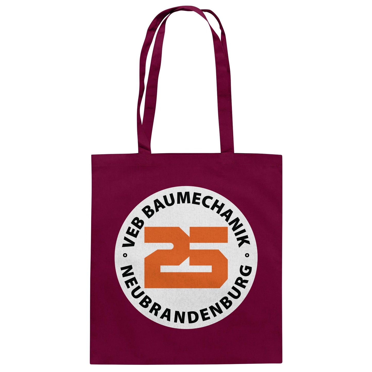 DDR Ostalgie Baumwolltasche • VEB BAUMECHANIK NEUBRANDENBURG
