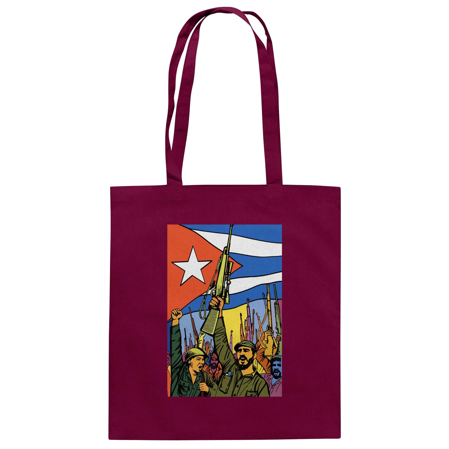 DDR Ostalgie Baumwolltasche • KUBANISCHE REVOLUTION (ORIGINAL POSTER)