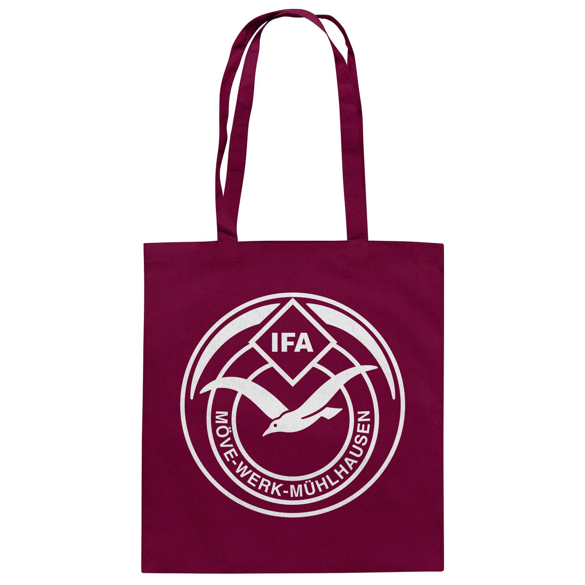 DDR Ostalgie Baumwolltasche • IFA MÖVE-WERK MÜHLHAUSEN