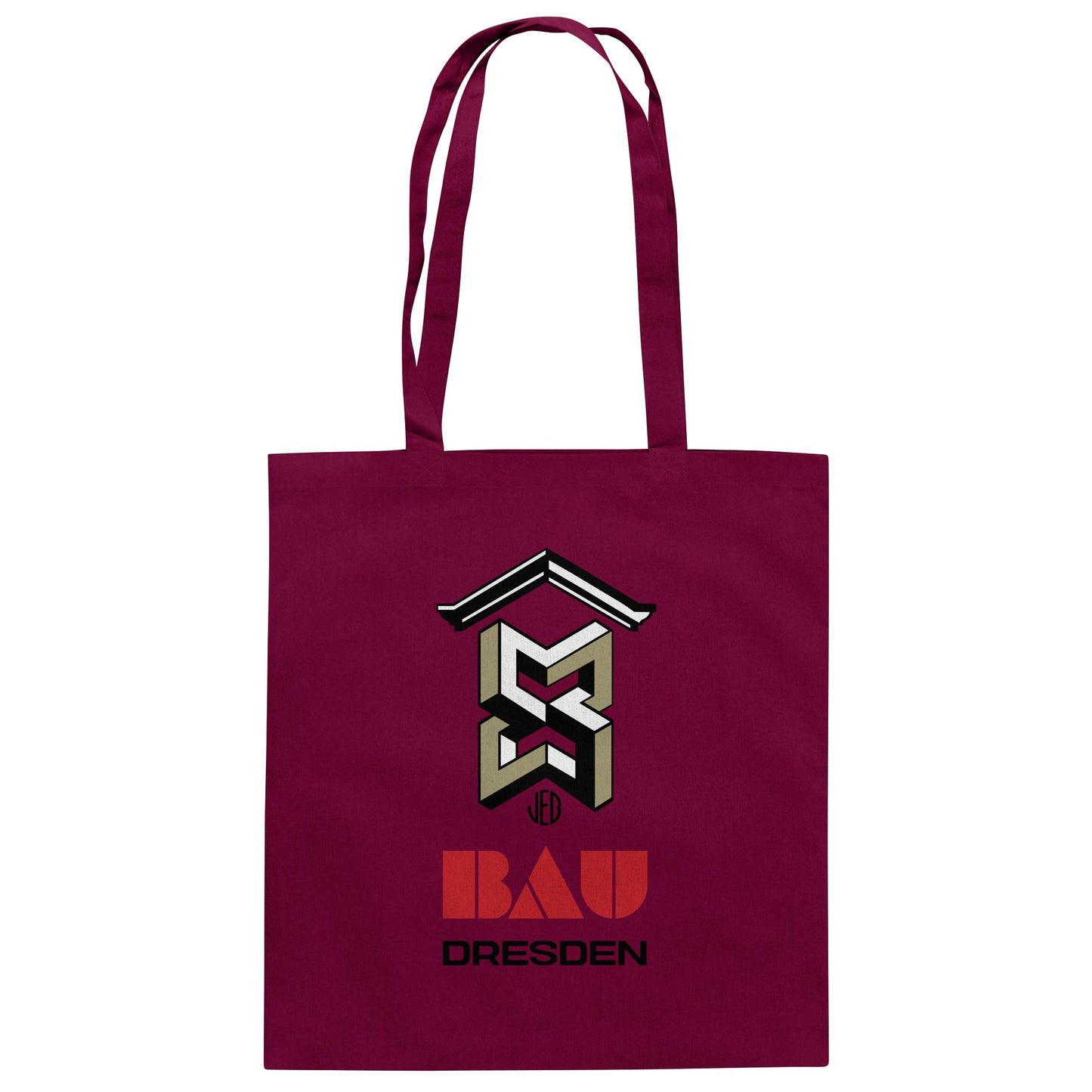 DDR Ostalgie Baumwolltasche • VEB BAU DRESDEN