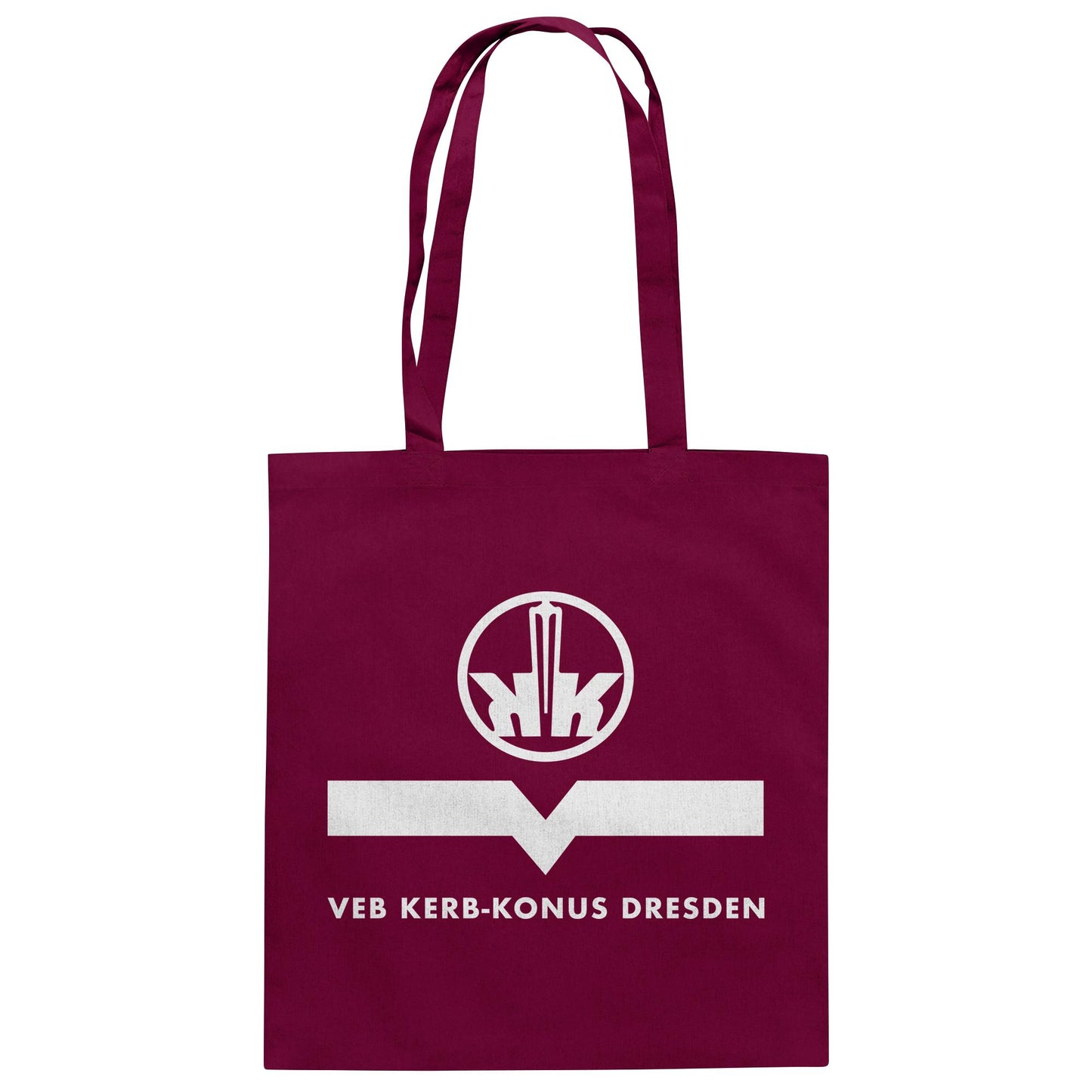 DDR Ostalgie Baumwolltasche • VEB KERB-KONUS DRESDEN