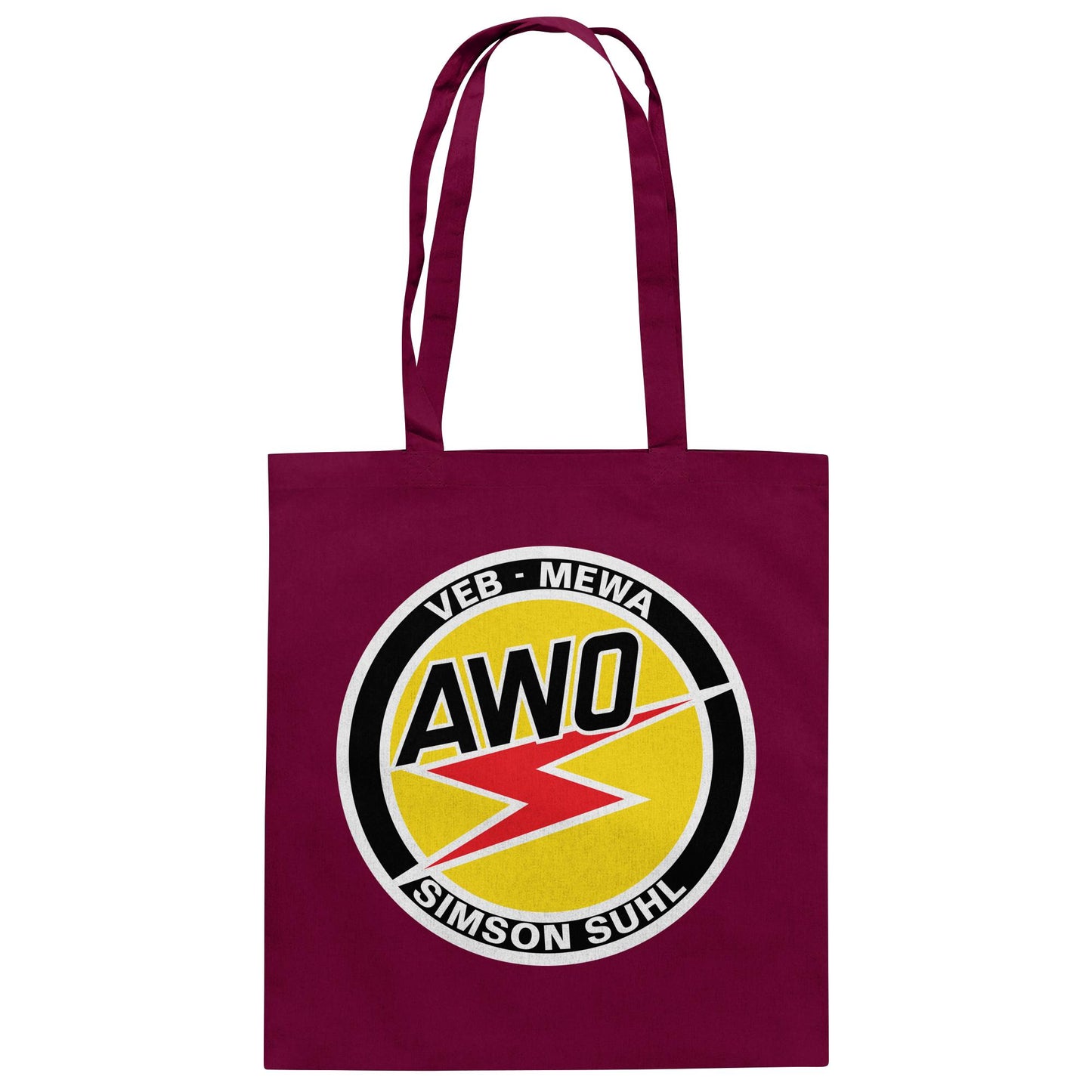 DDR Ostalgie Baumwolltasche • VEB MEWA - AWO, SIMSON SUHL