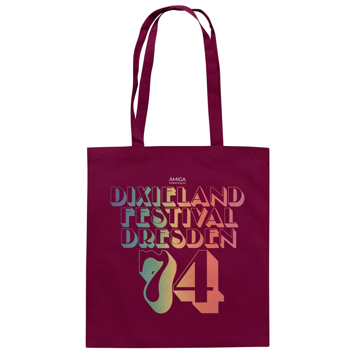 DDR Ostalgie Baumwolltasche • DIXIELAND FESTIVAL DRESDEN 1974 (ORIGINAL-PLATTE)