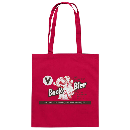 DDR Ostalgie Baumwolltasche • BOCKBIER - OTTO VETTERS ERZGEBIRGE
