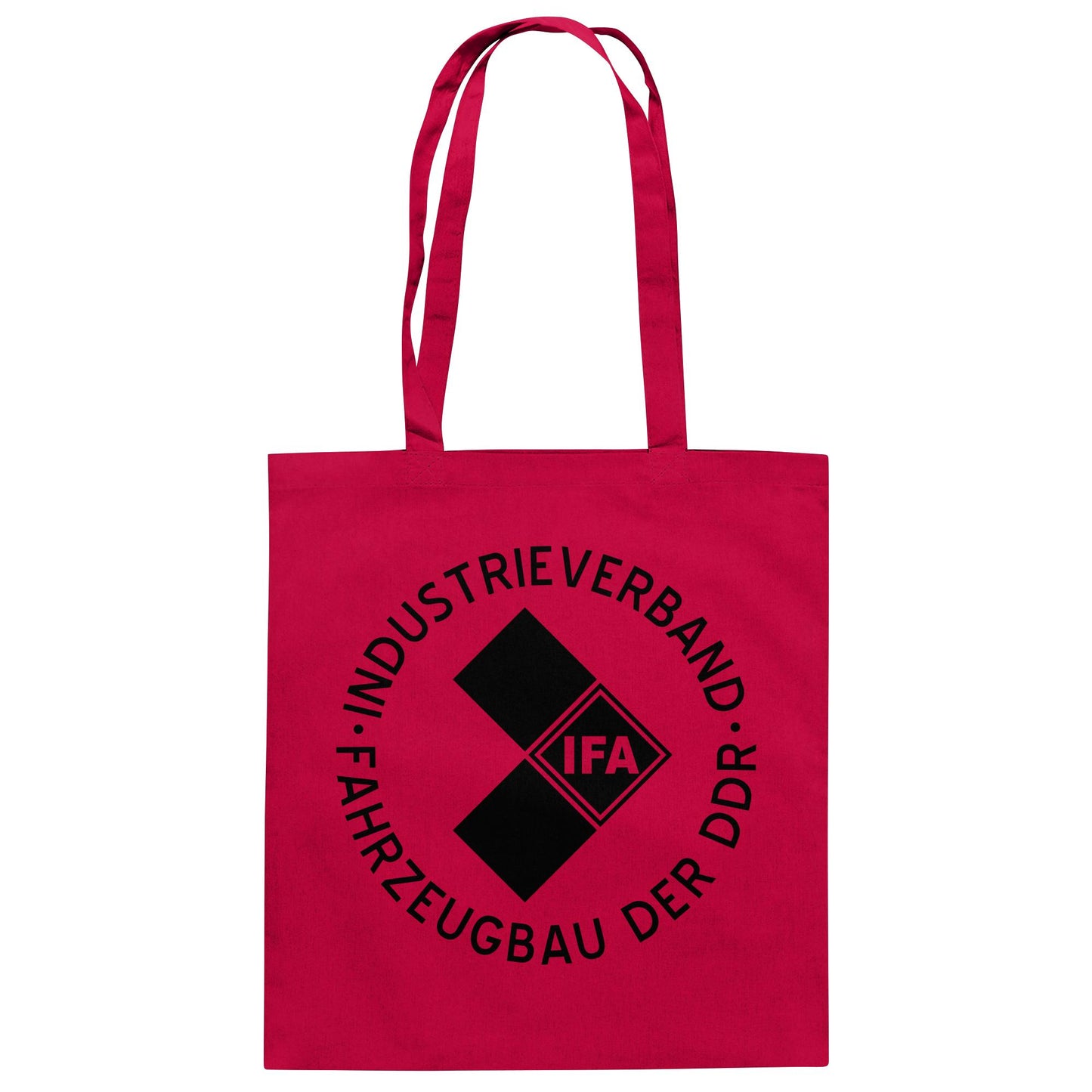 DDR Ostalgie Baumwolltasche • IFA INDUSTRIEVERBAND FAHRZEUGBAU ( LOGO 1970er) - hell