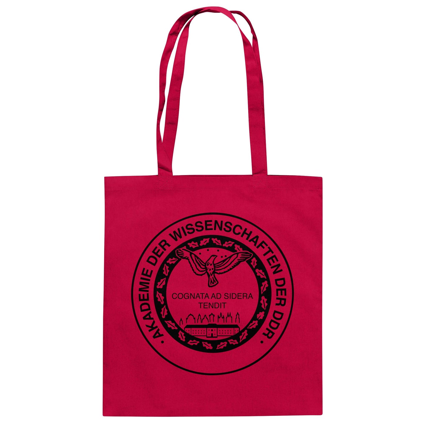DDR Ostalgie Baumwolltasche • AKADEMIE DER WISSENSCHAFTEN DER DDR