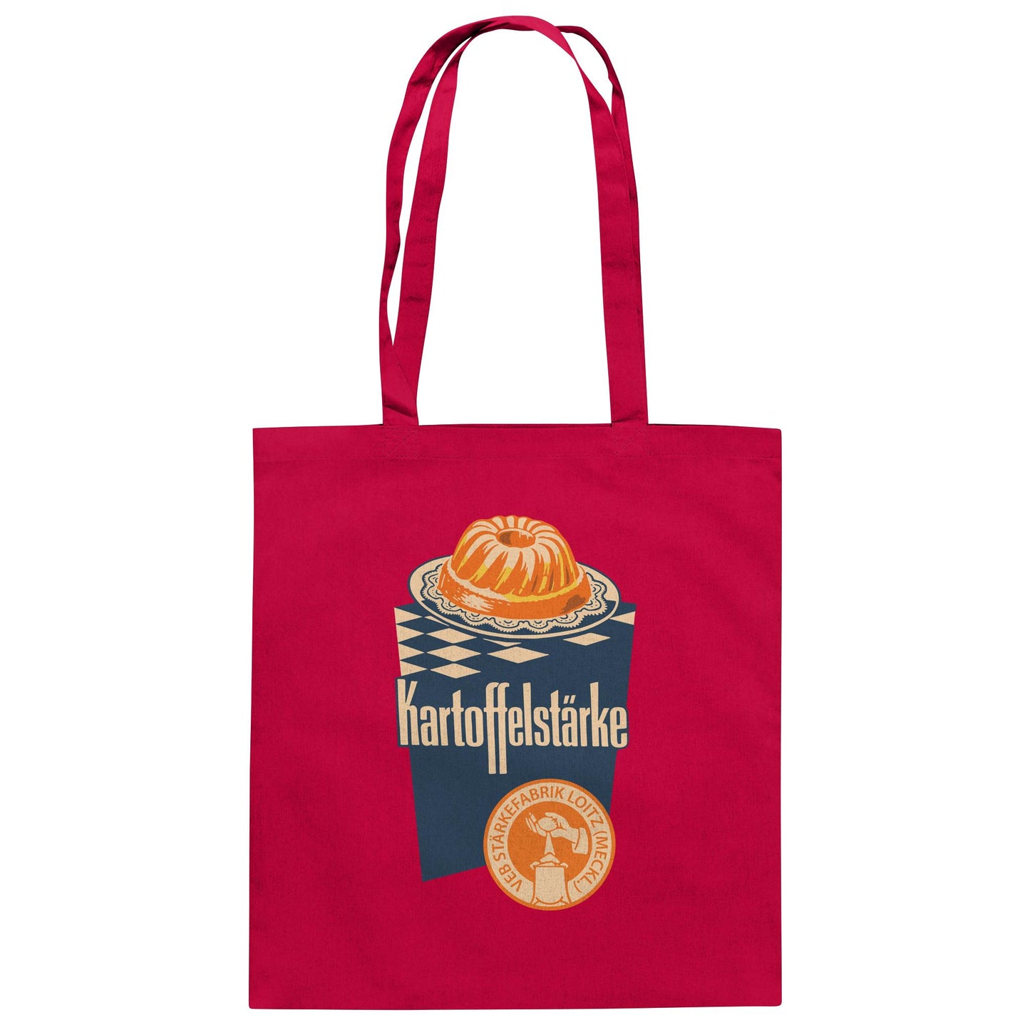 DDR Ostalgie Baumwolltasche • VEB KARTOFFELSTÄRKE - VEB STÄRKEFABRIK LOITZ