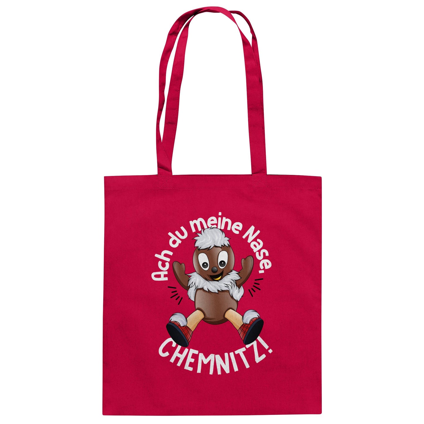 Pitti Stadt Nicki (Baumwolltasche) • ACH DU MEINE NASE CHEMNITZ!