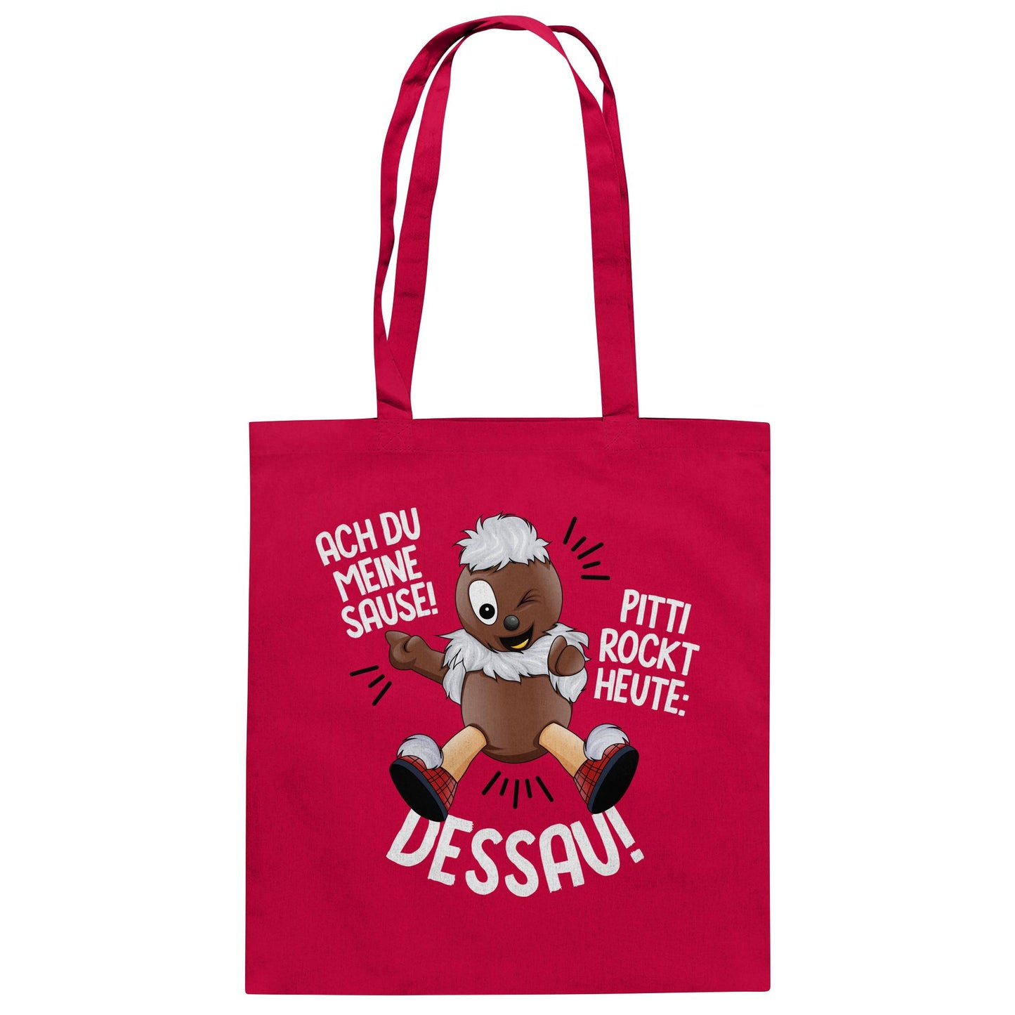 Pitti Stadt Nicki (Baumwolltasche) • PITTI ROCKT HEUTE DESSAU!