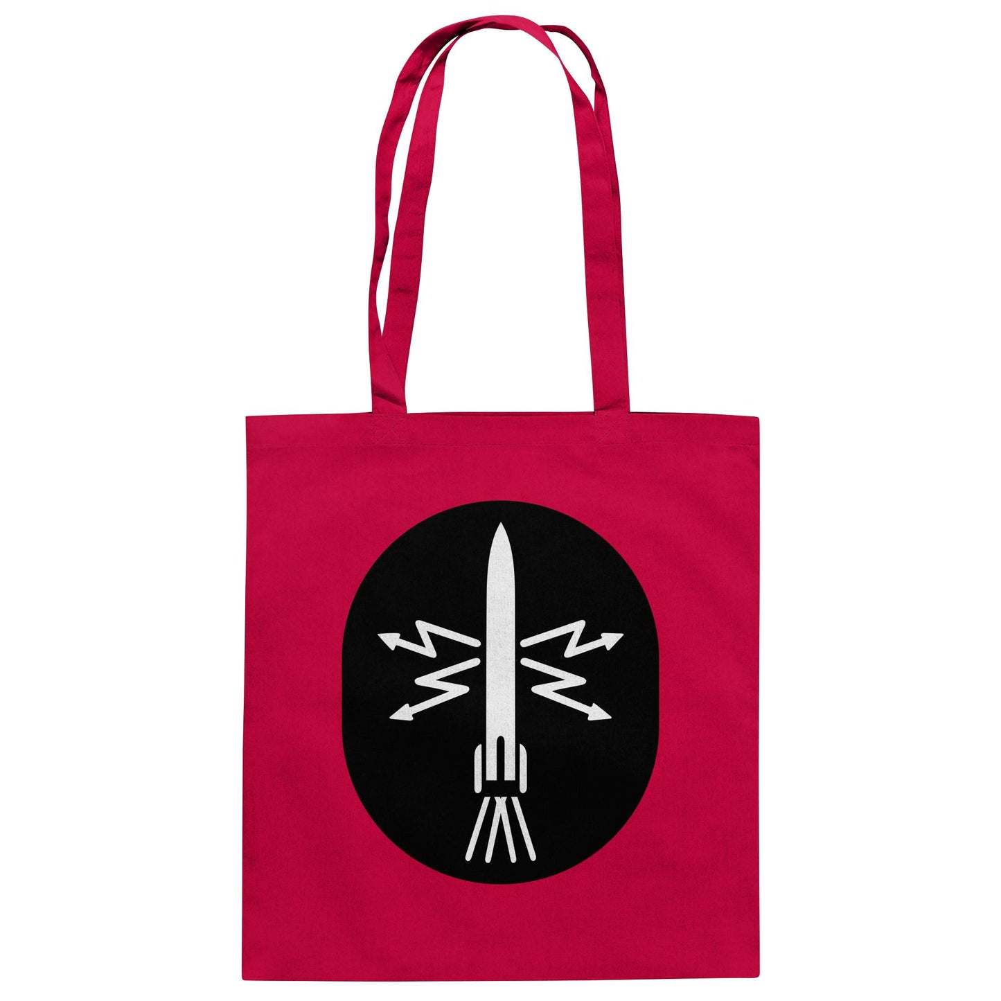 DDR Ostalgie Baumwolltasche • NVA EMBLEM - KANONIERE LUFTVERTEIDIGUNG