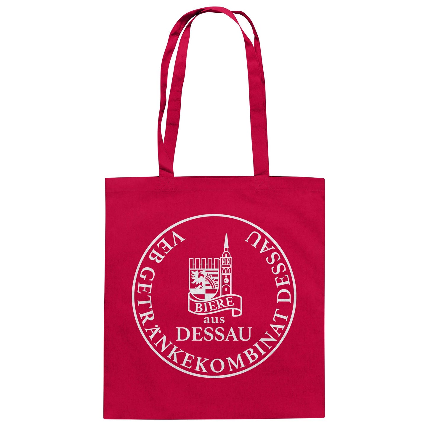 DDR Ostalgie Baumwolltasche • VEB GETRÄNKEKOMBINAT DESSAU BIERE