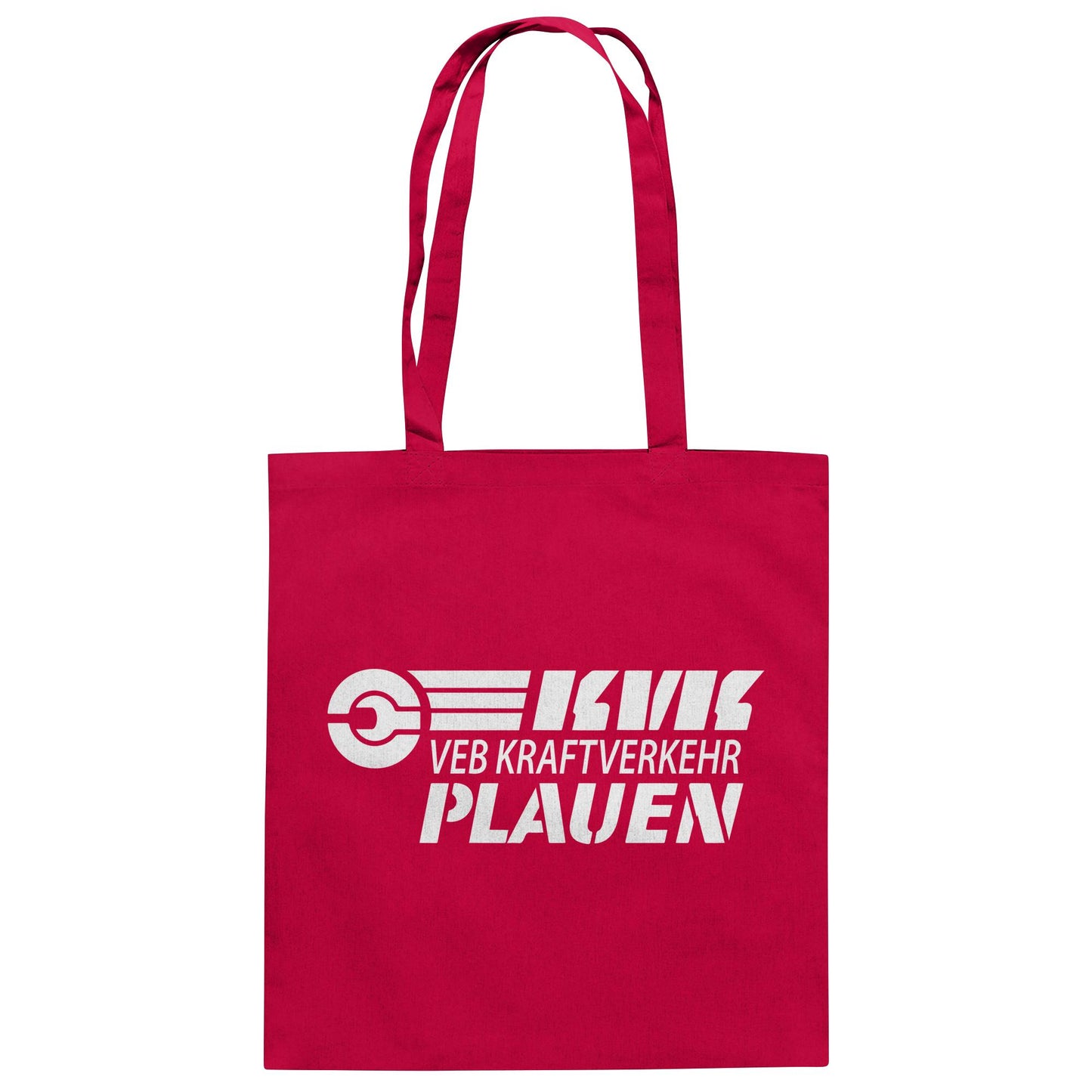 DDR Ostalgie Baumwolltasche • VEB KRAFTVERKEHR PLAUEN