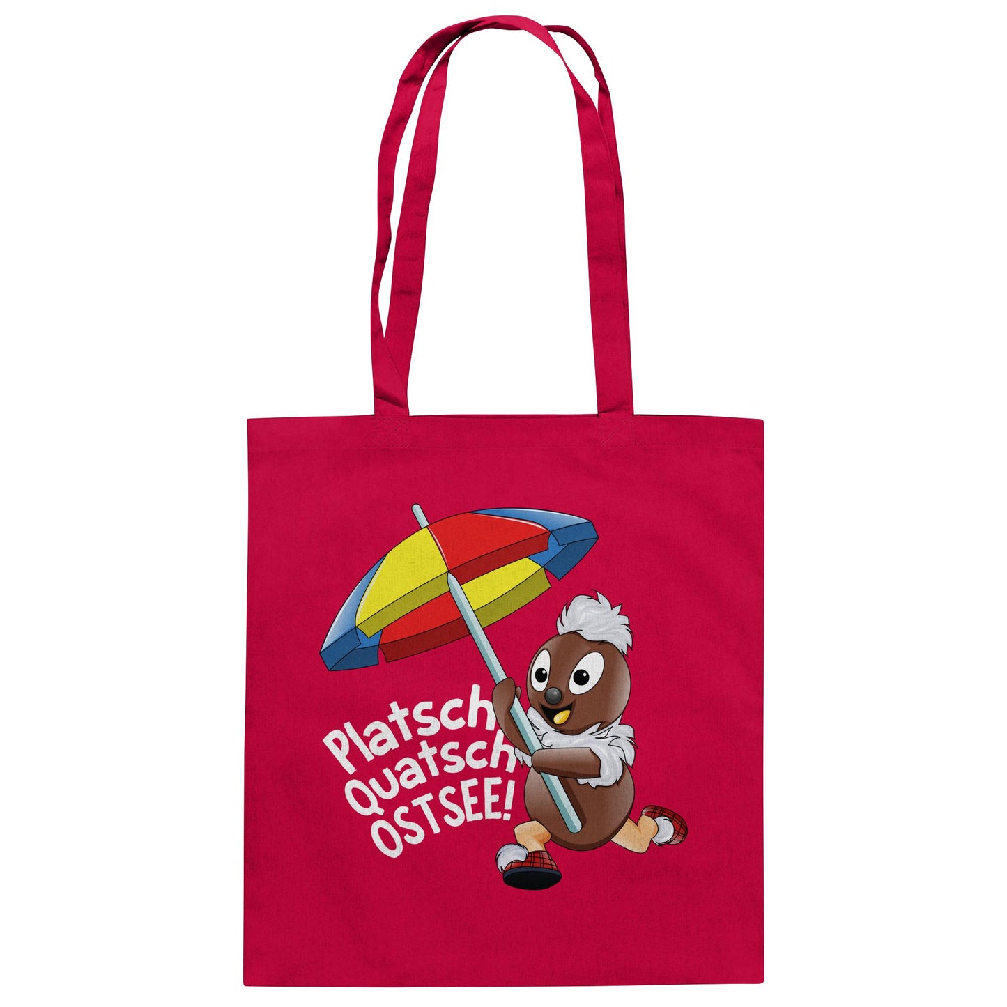 Pitti Stadt Nicki (Baumwolltasche) • PLATSCH QUATSCH OSTSEE!