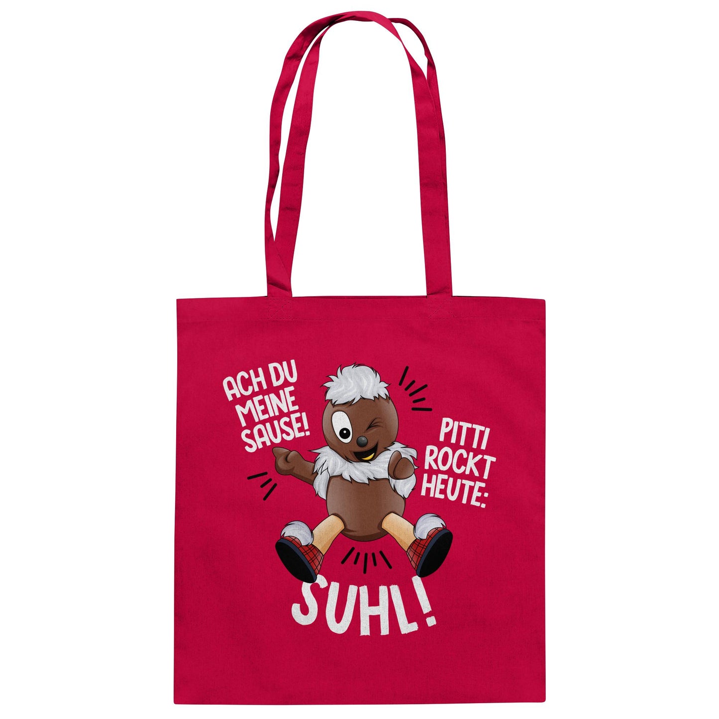 Pitti Stadt Nicki (Baumwolltasche) • PITTI ROCKT HEUTE SUHL!