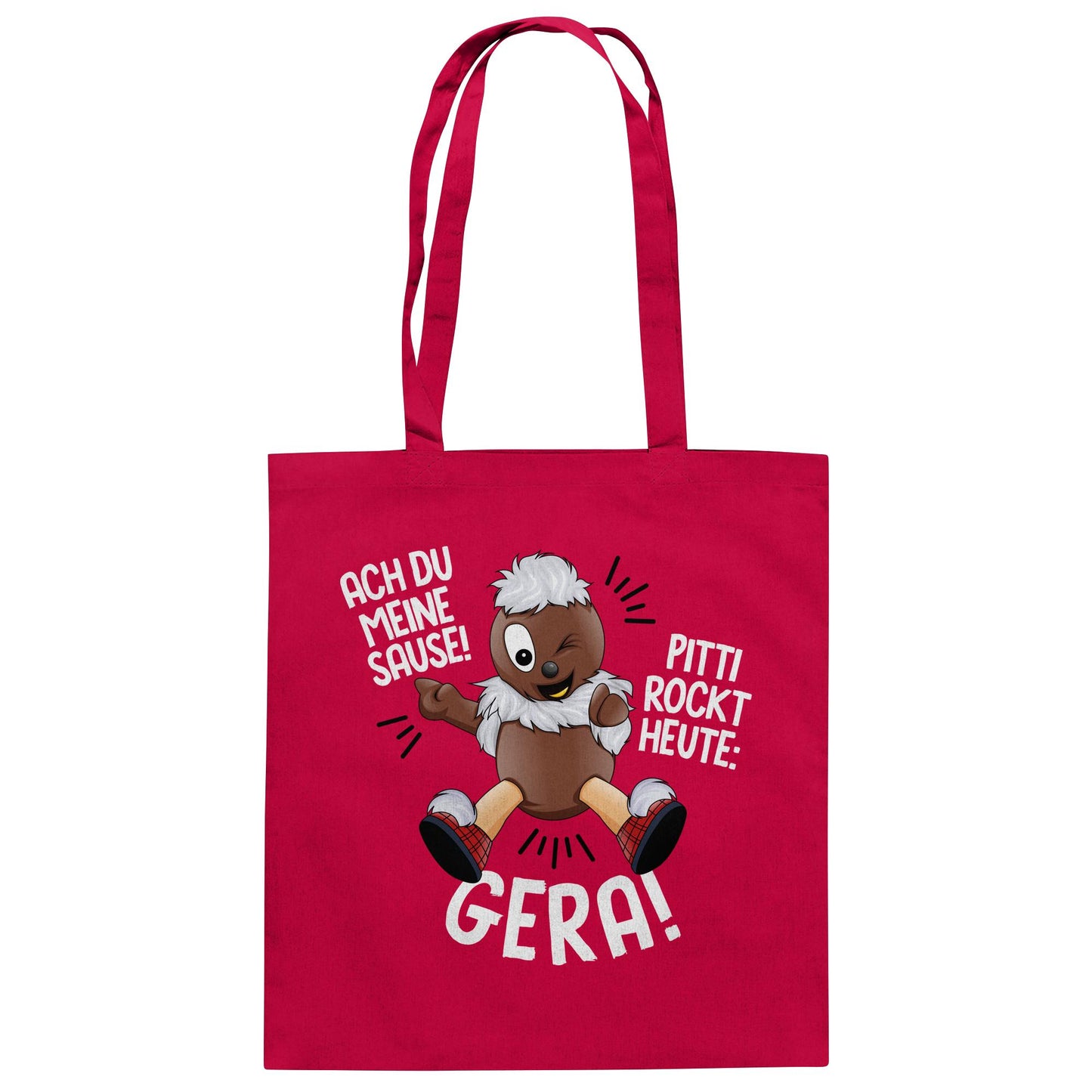 Pitti Stadt Nicki (Baumwolltasche) • PITTI ROCKT HEUTE GERA!