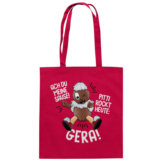 Pitti Stadt Nicki (Baumwolltasche) • PITTI ROCKT HEUTE GERA!