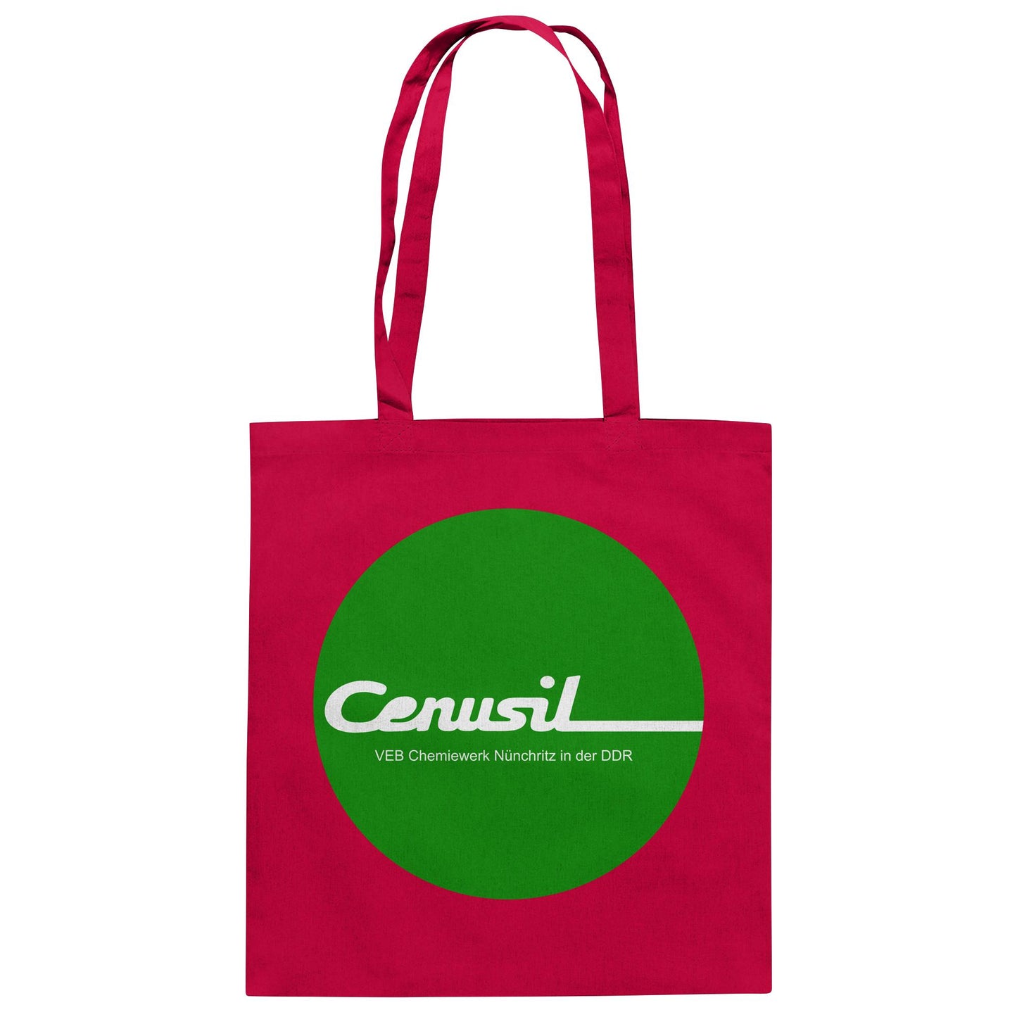 DDR Ostalgie Baumwolltasche • CENUSIL - VEB CHEMIE NÜNCHRITZ