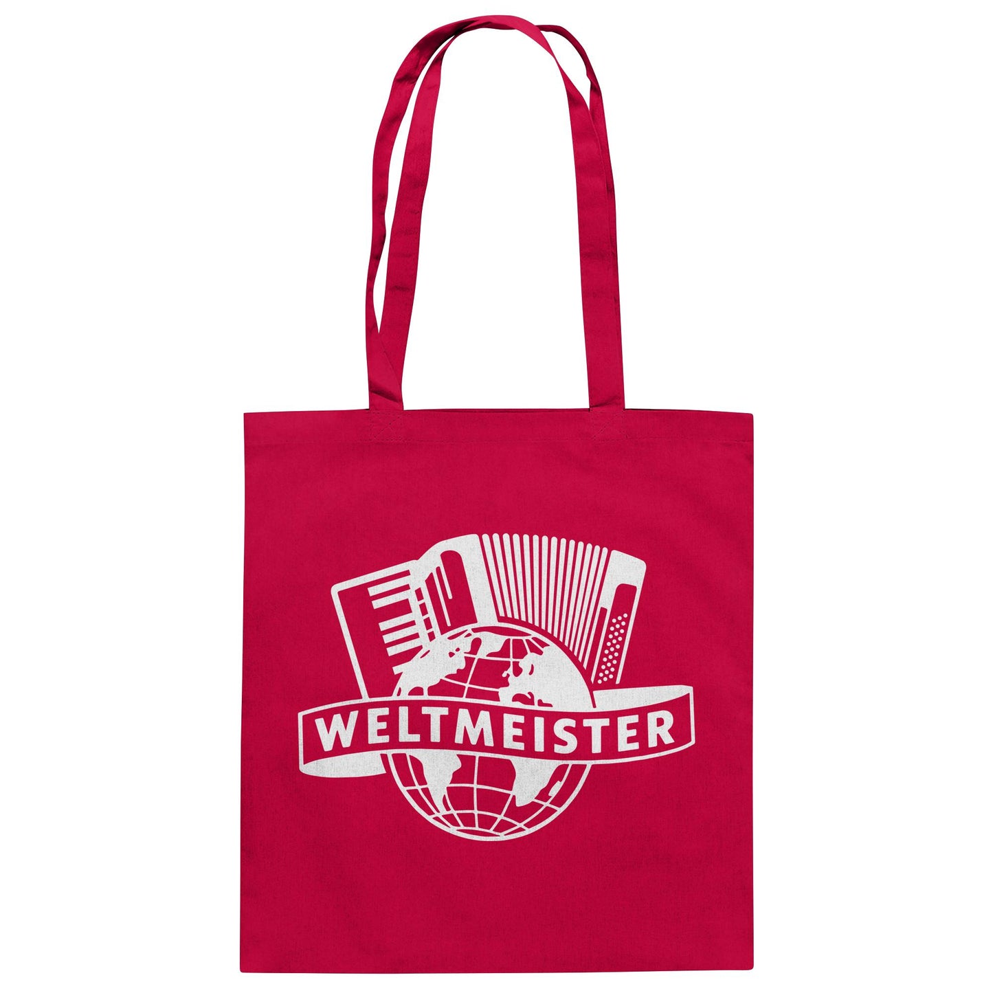 DDR Ostalgie Baumwolltasche • WELTMEISTER AKKORDEON KLINGENTHAL