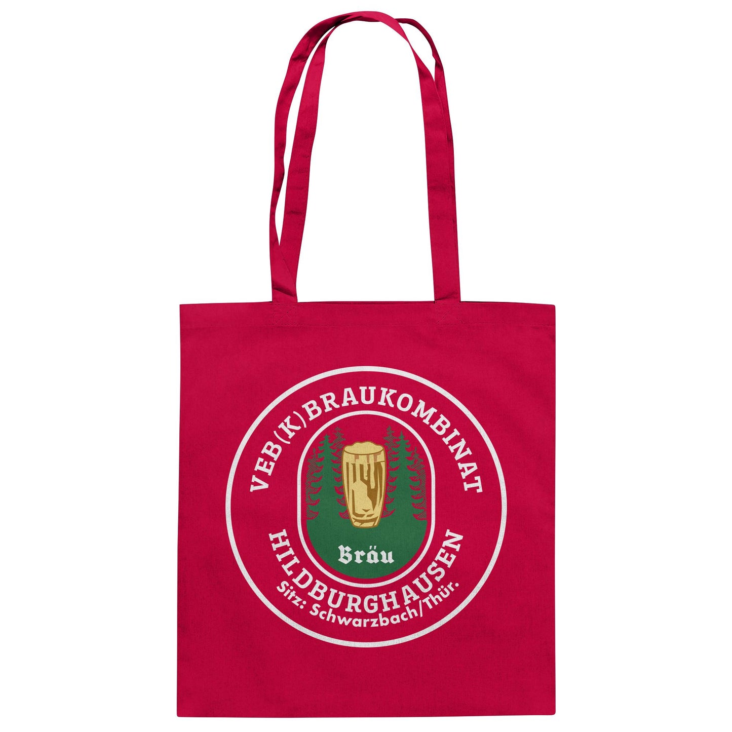 DDR Ostalgie Baumwolltasche • VEB BRAUKOMBINAT HILDBURGHAUSEN BIER