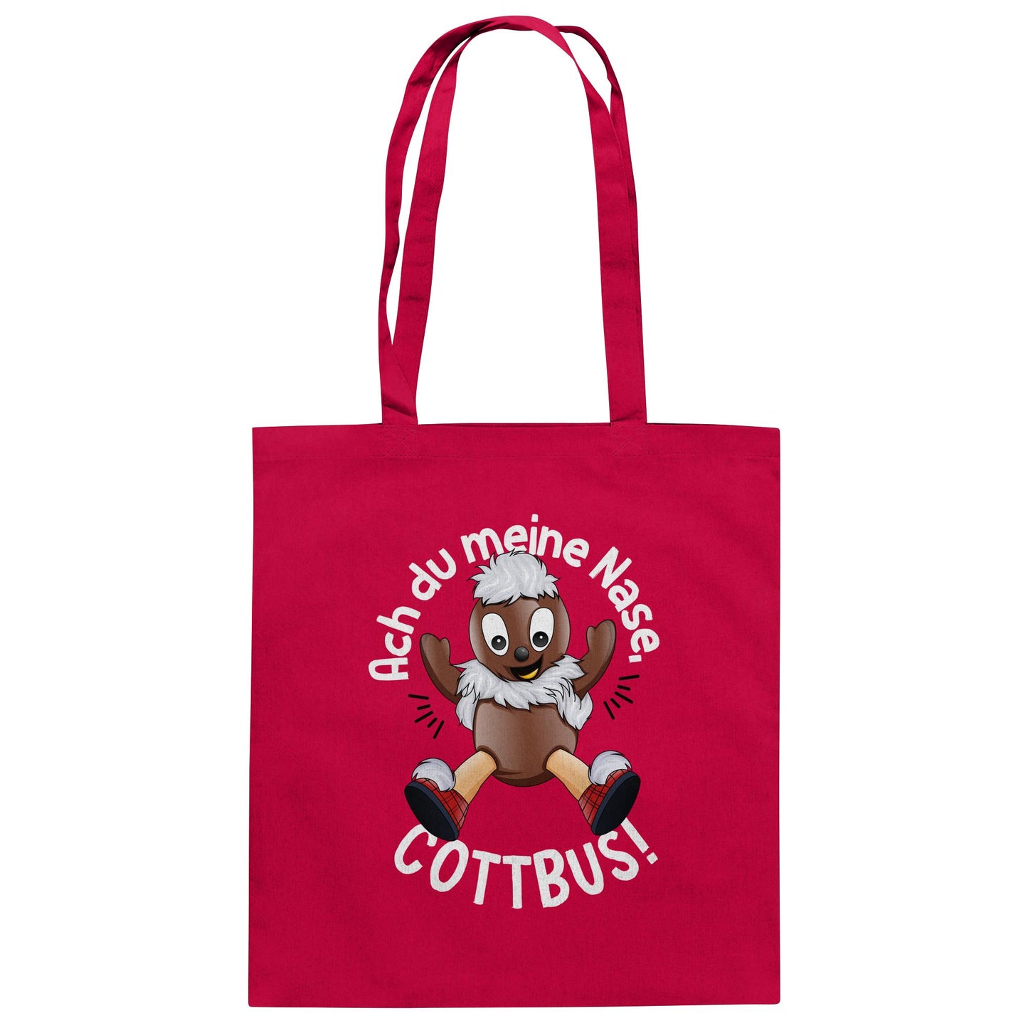 Pitti Stadt Nicki (Baumwolltasche) • ACH DU MEINE NASE COTTBUS!