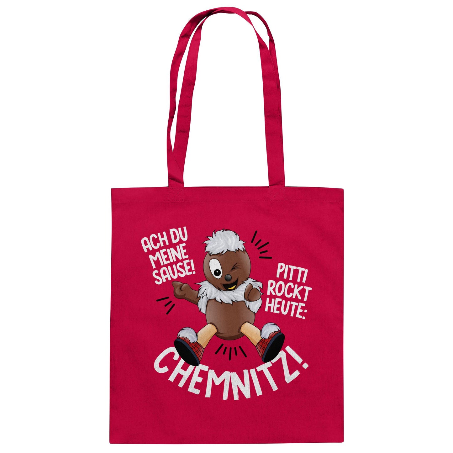 Pitti Stadt Nicki (Baumwolltasche) • PITTI ROCKT HEUTE CHEMNITZ!